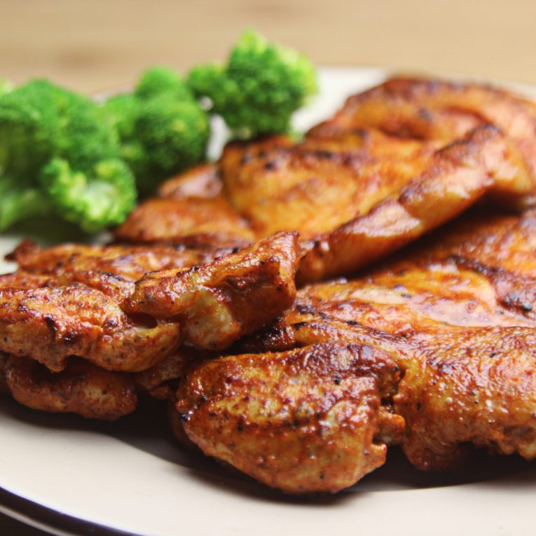 churrasco de pollo marinado